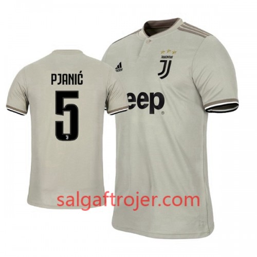 Juventus Fodboldtrøjer Miralem Pjanic 5 Udebanesæt 2018/19 Kort ærmer Juventus Fodboldtrøjer Miralem Pjanic 5 Udebanesæt 2018/19 Kort ærmer